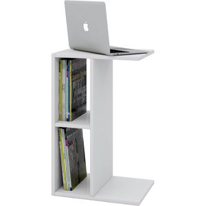 Produktbild für Beistelltisch VCM Nachto-Stand, weiß, aus Holz