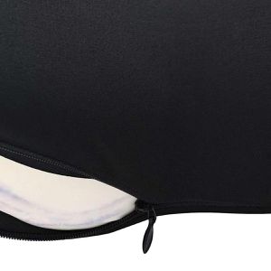 Produktbild für Rückenstütze vidaXL aus Stoff, mit Memory-Schaum, waschbar