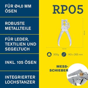 Produktbild für Ösenzange Rapid RP05, 5001723