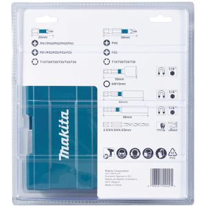 Produktbild für Bohrer-Bit-Set Makita B-66896, Impact Black