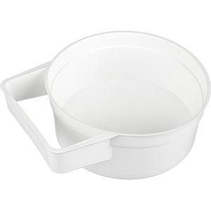 Produktbild für Gipsbecher Schuller Pan weiß, mit Haltegriff
