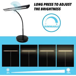 Produktbild für Schreibtischlampe Infitronic IN18LEDKL, schwarz, LED, dimmbar