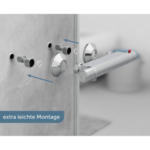 Produktbild für Duscharmatur Schütte Vico, 52445, verchromt