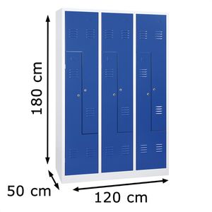 Produktbild für Spind G-Office WRZ/6.18120, Z-Spind, blau