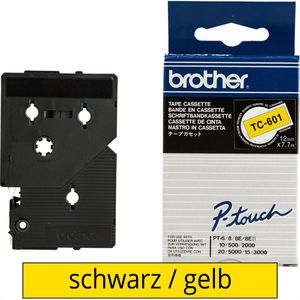 Produktbild für Schriftband Brother TC-601, 12mm