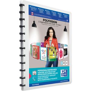 Produktbild für Sichtbuch Oxford 100420818 vario-zipp, aus PP, A4