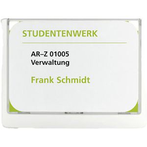 Produktbild für Türschild Durable 4861-02, Click Sign A6, weiß