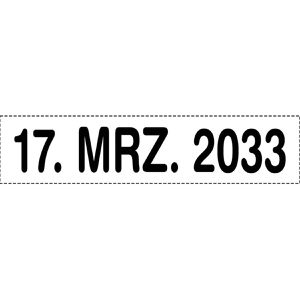 Produktbild für Datumstempel Kores SF71710, für Stempelkissen