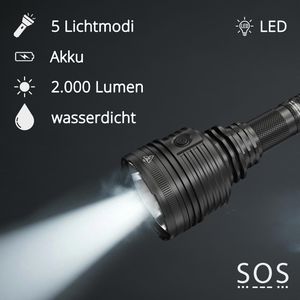 Produktbild für Taschenlampe Nitecore P30i Precise, LED, aufladbar