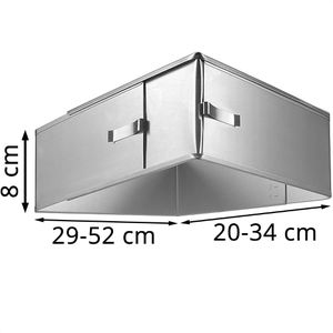 Produktbild für Backrahmen 4smile Premium, mit Klemmung, aus Edelstahl