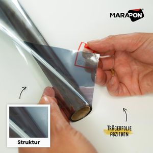 Produktbild für Fensterfolie Marapon M9020SMS silber, selbstklebend