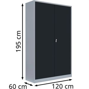 Produktbild für Aktenschrank Lüllmann 530388, aus Metall