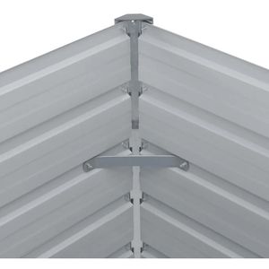 Produktbild für Hochbeet vidaXL 47010, aus verzinktem Stahl