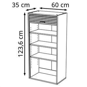 Produktbild für Rollladenschrank Simmob COOK127, aus Holz