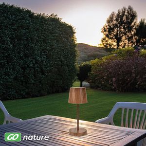 Produktbild für Tischlampe Müller-Licht Mesa, braun mit LED