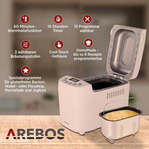 Produktbild für Brotbackautomat Arebos