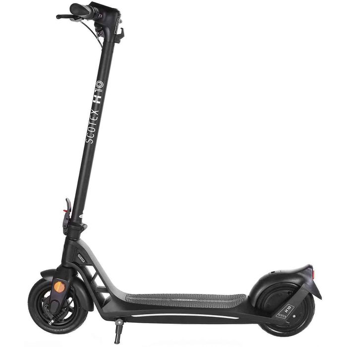 E-Scooter schwarz, – 20km/h, Traglast SCOTEX AG 100kg, 30km Straßenzulassung, H10, Böttcher Reichweite