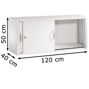 Produktbild für Aufsatzschrank CP-Möbel Acurado C2000, lichtgrau