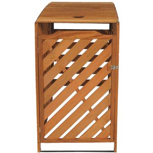 Produktbild für Mülltonnenbox Mendler HWC-J44 XL, Holz