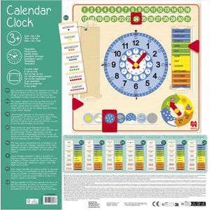 Produktbild für Lernspielzeug Goula 1110100765, Kalenderuhr Großformat