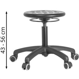 Produktbild für Drehhocker meychair A1S-TR-PUA1-PW, 10014