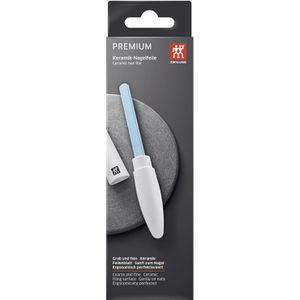 Produktbild für Nagelfeile Zwilling Premium weiß, aus Keramik