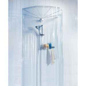 Produktbild für Duschvorhang Spirella Duschspinne Ombrella, 200 x 170 cm