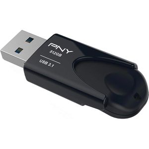 Produktbild für USB-Stick PNY Attaché 4, FD512ATT431KK-EF, 512 GB