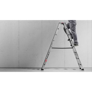 Produktbild für Stehleiter Hailo Master D100, 10000112, beidseitig begehbar