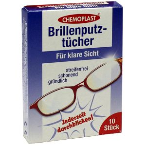 Brillenputztücher Chemoplast feucht