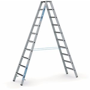 Produktbild für Stehleiter Zarges R13step B, 41561, beidseitig begehbar