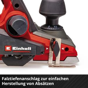 Produktbild für Hobel Einhell-Professional TP-PL 18/3 Li BL - Solo, Falzhobel
