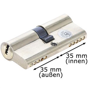 Produktbild für Schließzylinder BGS-technic mit 5 Schlüsseln