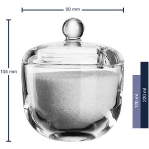 Produktbild für Zuckerdose Leonardo Delight 061141, transparent