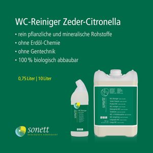 Produktbild für WC-Reiniger Sonett DE3002, Zeder-Citronella, flüssig