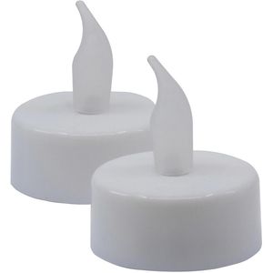 Produktbild für LED-Teelichter Idena 408998, weiß