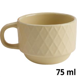 Produktbild für Espressotassen Miamio Palmanova Magma, rot / orange / beige