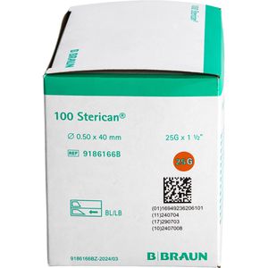 Produktbild für Kanülen B.Braun Sterican, 100 Stück