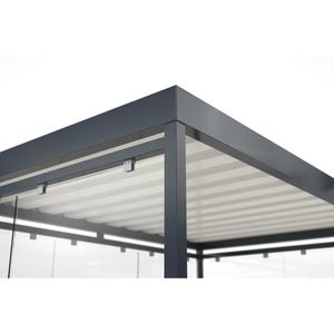Produktbild für Personenunterstand WSM Professional Köln K2 c/b BS, anthrazit
