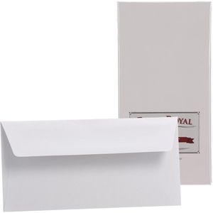 Produktbild für Briefumschläge Rössler-Papier eisgrau, DIN lang