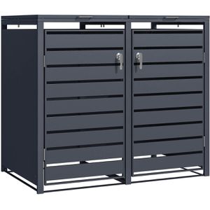 Produktbild für Mülltonnenbox Phoenix GB2213AAK, Metall