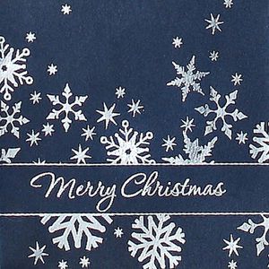 Produktbild für Geschenktüte Sigel GT110 Silver Snowflakes