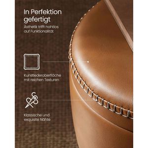 Produktbild für Sitzhocker Vasagle EKHO, LOM005K01, mit Stauraum, bis 150 kg