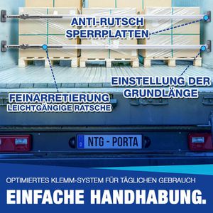 Produktbild für Rundsperrbalken NTG LS8350, Klemmbalken, Aluminium