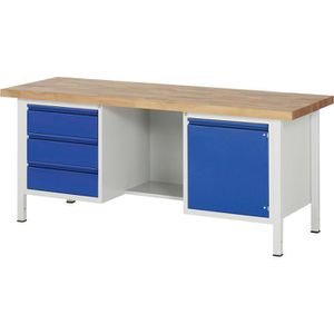 Werkbank Rau Basic 8555-2, blau