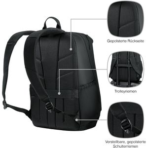 Produktbild für Laptop-Rucksack Wenger UrbanOne, 653889, schwarz