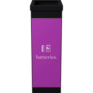 Produktbild für Mülleimer Paperflow Mülltrenner Batterie, lila
