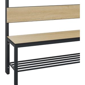 Produktbild für Umkleidebank CP-Möbel 8061-110, Sitzfläche Holz, 150 cm