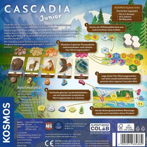 Produktbild für Brettspiel Kosmos 68488, Cascadia Junior