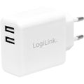 USB-Ladegerät LogiLink PA0210W, 12W, 2,4A